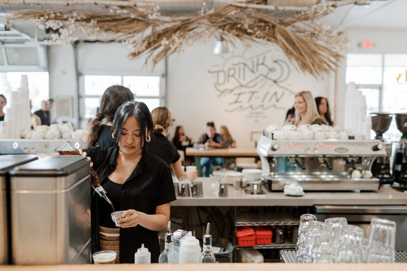 The cafe at Scout Coffee on Foothill, near the Cal Poly campus