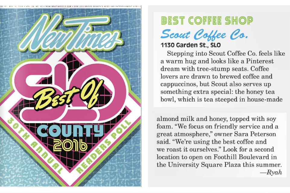 Thanks for Voting us the Best Coffee!