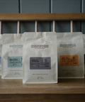 The full HoneyCo range lined up on the bench