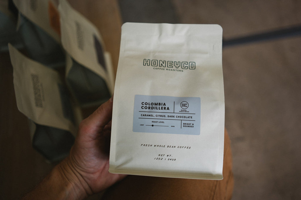 Colombia Cordillera held in hand