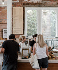 The counter at Scout Coffee, Garden Street