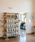 The roastery floor in Morro Bay