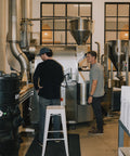 Two roasters running a batch on the Loring in Morro Bay