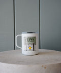 Scout Camp Mug in White - Yellow Sun