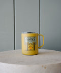 Scout Camp Mug in Honeycomb - Orange Sun