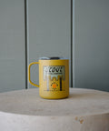 Scout Camp Mug in Honeycomb - Orange Sun - view 2