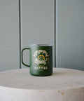 Scout Camp Mug in Moss Green - Happy Coffee