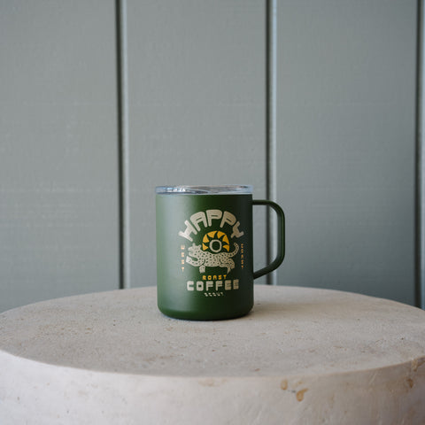 Scout Camp Mug in Moss Green - Happy Coffee - view 2