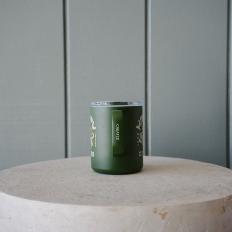 Scout Camp Mug in Moss Green - Happy Coffee - view 3