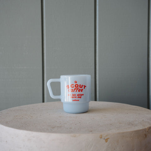 Scout Milk Glass Mug in Mist Blue
