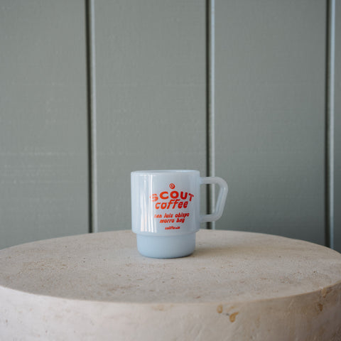 Scout Milk Glass Mug in Mist Blue - view 2
