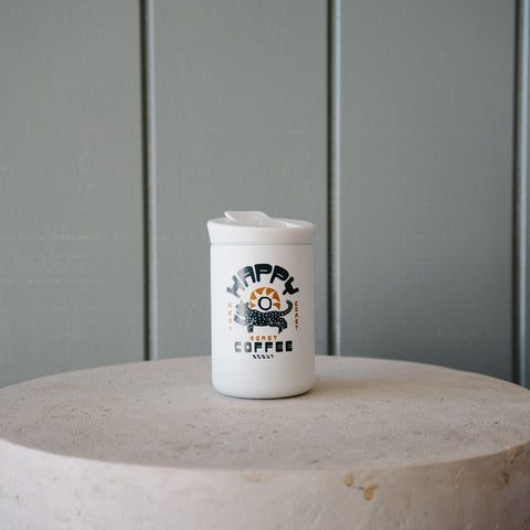 Scout Nomad Tumbler in White - Happy Coffee - view 2