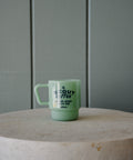 Scout Milk Glass Mug in Jade Green