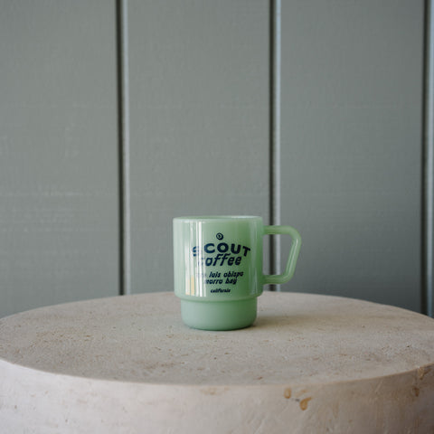 Scout Milk Glass Mug in Jade Green - view 2