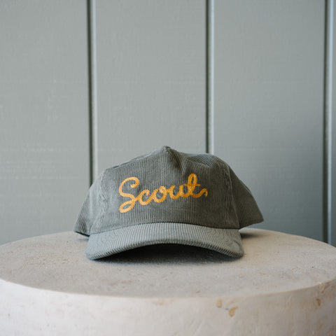 Scout Corduroy Hat in Green