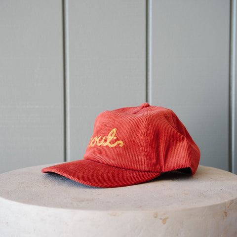 Scout Corduroy Hat in Red - view 2